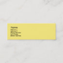 Recherche de jaune mini cartes visite Simple
