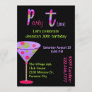 Recherche de verre martini invitations Fête d'anniversaire
