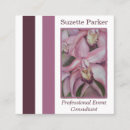 Zoek naar roze orchidee visitekaartjes Floreel