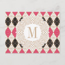 Recherche de motif grec cartes postales Monogramme