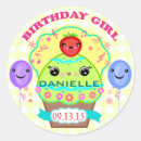 Recherche de gâteau kawaii autocollants Fille