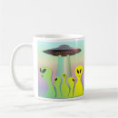 Recherche de alien vert tasses Dessin