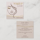 Recherche de beige et or cartes visite Beauté