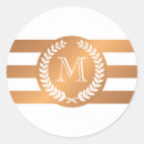 Recherche de couronne de laurier autocollants Initiale