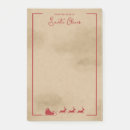 Recherche de santa claus post its Rouge