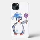 Zoek naar grappige kerstmis iphone hoesjes Pinguïn