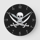Recherche de pirate horloges Jolly roger