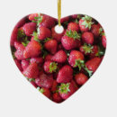 Recherche de fraise ornements Rouge