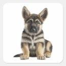 Recherche de chien berger allemand autocollants Dessin