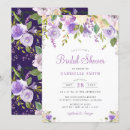 Recherche de nuptiale pourpre de douche invitations Fleurs violettes