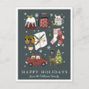 Recherche de carte de noël classique cartes postales Élégant