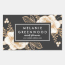 Recherche de fleur simple autocollants Noir