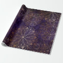 Zoek naar mandala floral cadeaupapier Goud