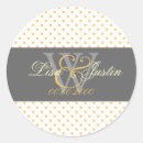Recherche de pois gris autocollants Monogramme