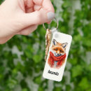 Recherche de animaux forêt porteclés Renard mignon