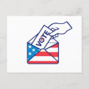 Recherche de your vote cartes postales Drapeau américain