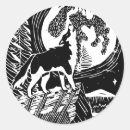 Zoek naar witte wolf stickers Hond