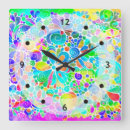 Zoek naar abstracte bloemen klokken Kleurrijk