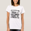Zoek naar zenuwen tshirts Grap