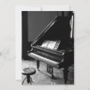 Recherche de piano classique cartes postales Noir et blanc