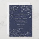 Recherche de de gris bleu mariage invitations Floral