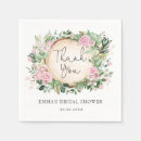 Zoek naar mooie bloemen servetten Bride