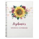 Zoek naar zonnebloemen notitieboeken Rustisch