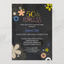 Recherche de hippie anniversaire invitations Floral