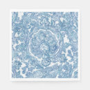 Zoek naar vintage kant servetten Blauw
