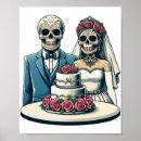 Recherche de crâne mariage posters Illustration