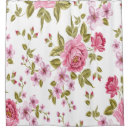 Recherche de vintage roses rideaux douche Fleur