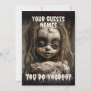 Recherche de poupée de vaudou invitations Éffrayant