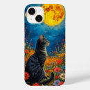 Recherche de lune de chat iphone coques Nuit