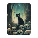 Recherche de chat halloween magnets Crâne