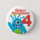 Recherche de petit monstre badges Anniversaire