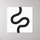 Recherche de courbe impressions sur toile Minimaliste