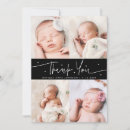 Recherche de remerciements noir invitations Typographie