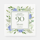 Recherche de 90 ans serviettes Fleurs