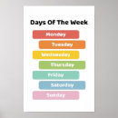 Zoek naar dagen week posters Educatief