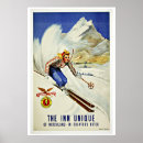 Recherche de vacances ski posters Rétro