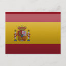 Recherche de drapeau espagne cartes postales Rouge