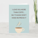 Zoek naar grappige koffie kaarten For her
