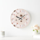 Recherche de hérisson horloges Bois