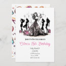 Recherche de défilé mode cartes invitations Fête d'anniversaire fashionista