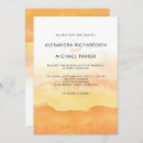 Recherche de couleurs chaudes invitations Orange