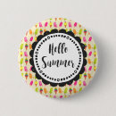 Zoek naar zomer buttons Typografie