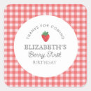 Recherche de rouge autocollants Fraise