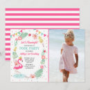 Recherche de rose flamant invitations Rose et or