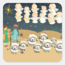 Recherche de noël chrétien autocollants Nativité