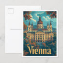 Recherche de vienne vintage cartes postales Aquarelle
